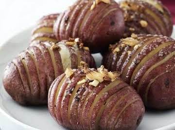 Red Hasselback Potatoes