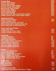 Protein Fitness Cafe menu 3