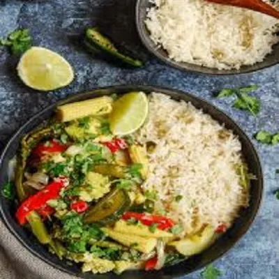 Veg Thai Green Curry Bowl