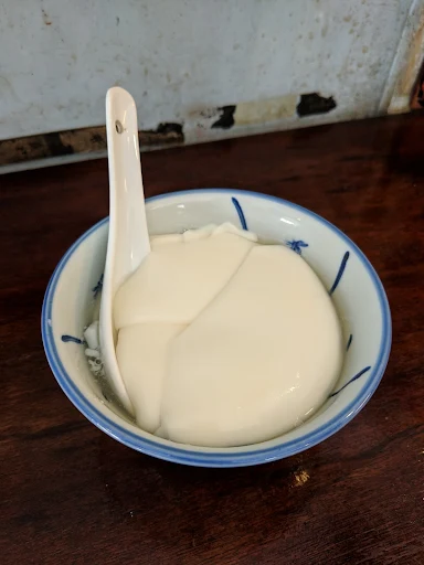 Tau Fu Fah with ginger syrup