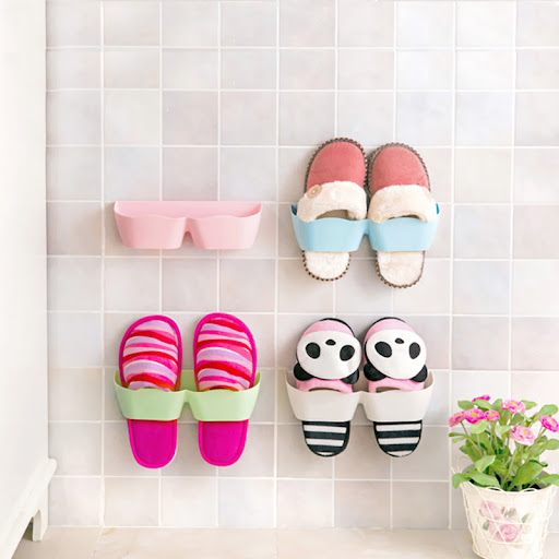 Title 2, Perforated Plastic Storage Shoe Rack Shoe Holde...