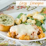 Lazy Lasagna was pinched from <a href="http://realmomkitchen.com/21983/lazy-lasagna/" target="_blank">realmomkitchen.com.</a>