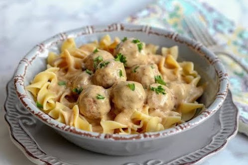 Slow Cooker/Crock Pot Mock Swedish Meatballs