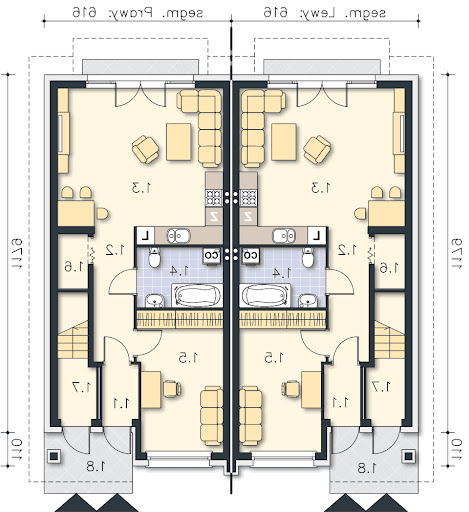 Fossano III DCBL13 - Rzut parteru