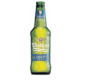 Windhoek Premium Light, R10.20 for 330ml. Alcohol by volume: 2.4%.