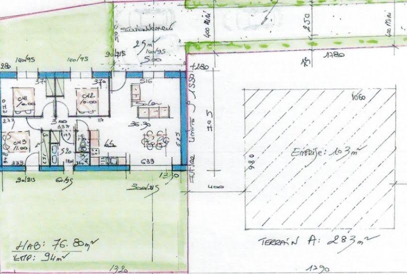  Vente Terrain à bâtir - 328m² à Bouguenais (44340) 