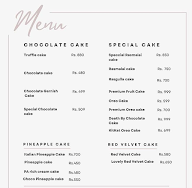 Cakes Hour menu 1