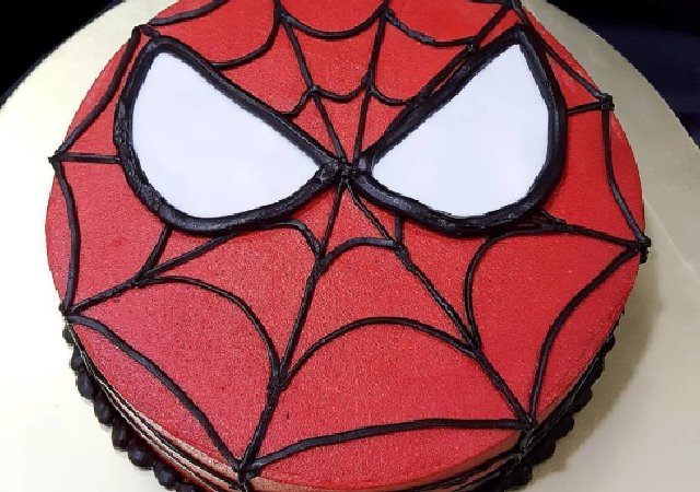 bolo do homem-aranha para aniversário infantil