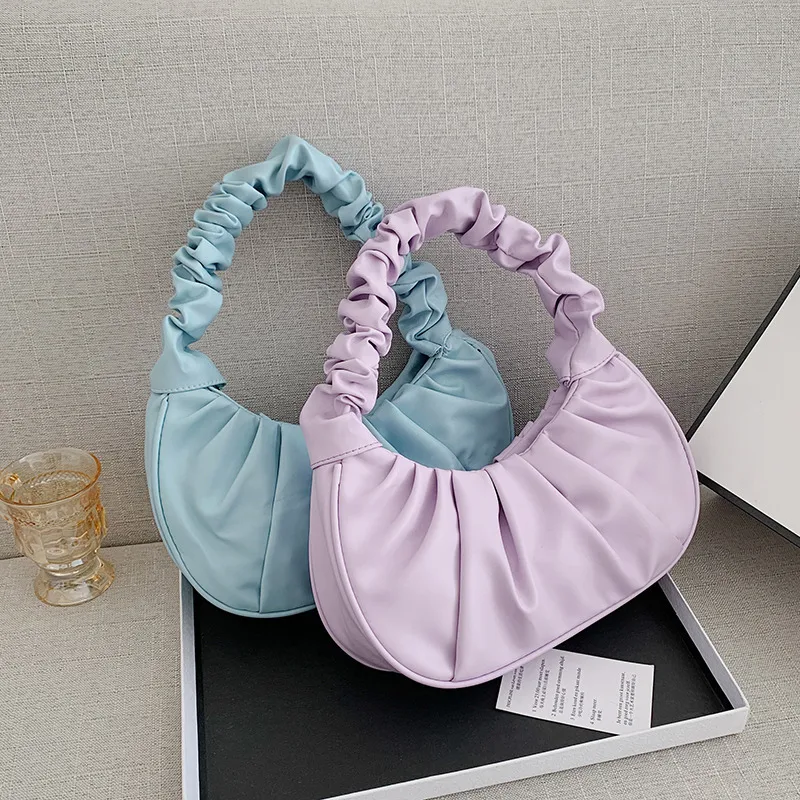 Title 3, Nova Bolsa Feminina One Shoulder Pure Color Clo...