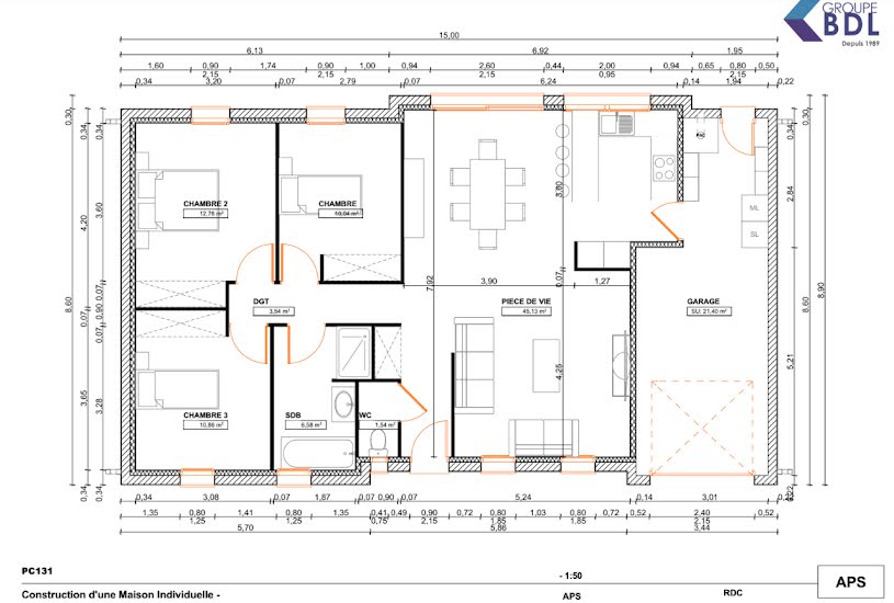  Vente Terrain + Maison - Terrain : 654m² - Maison : 90m² à Gricourt (02100) 