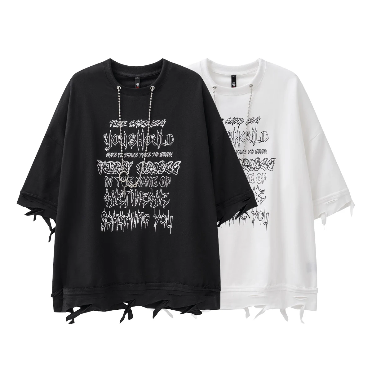 Loose Couple's Short-sleeved T-shirt, designed for comfort and casual style. Enjoy a relaxed fit and soft feel, perfect 