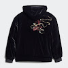 ac winter jacket black / bold red