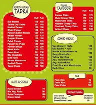 Swadishtm Sweets Namkin And Fast Food menu 6