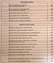 Aroma Corner Cafe : The Combo House menu 6