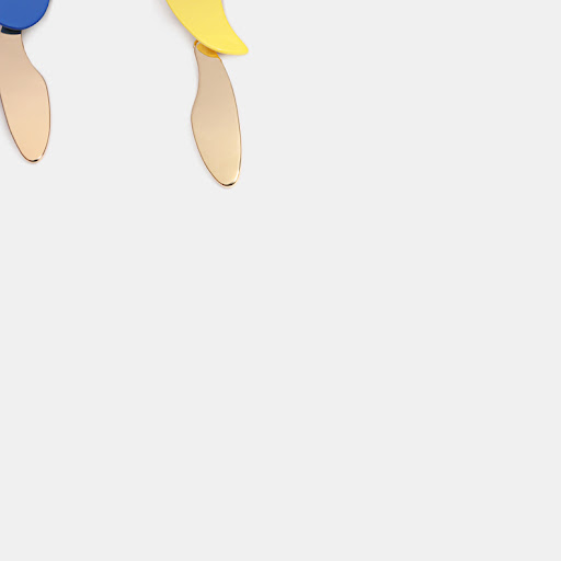 Title 4, Color Block Asymmetric Earrings Exaggerated Res...