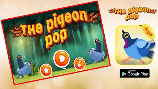 The pigeon Go pop - super bird 1.1 APK + Mod (Uang yang tidak terbatas) untuk android