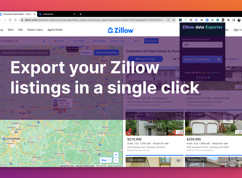 Zillow Data Exporter Preview image 1