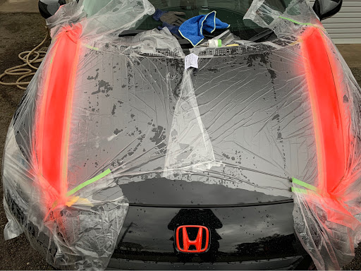 Cr Z のラバースプレー ボンネット塗装 Diy いきなりの雨 一苦労に関するカスタム メンテナンスの投稿画像 車のカスタム情報はcartune