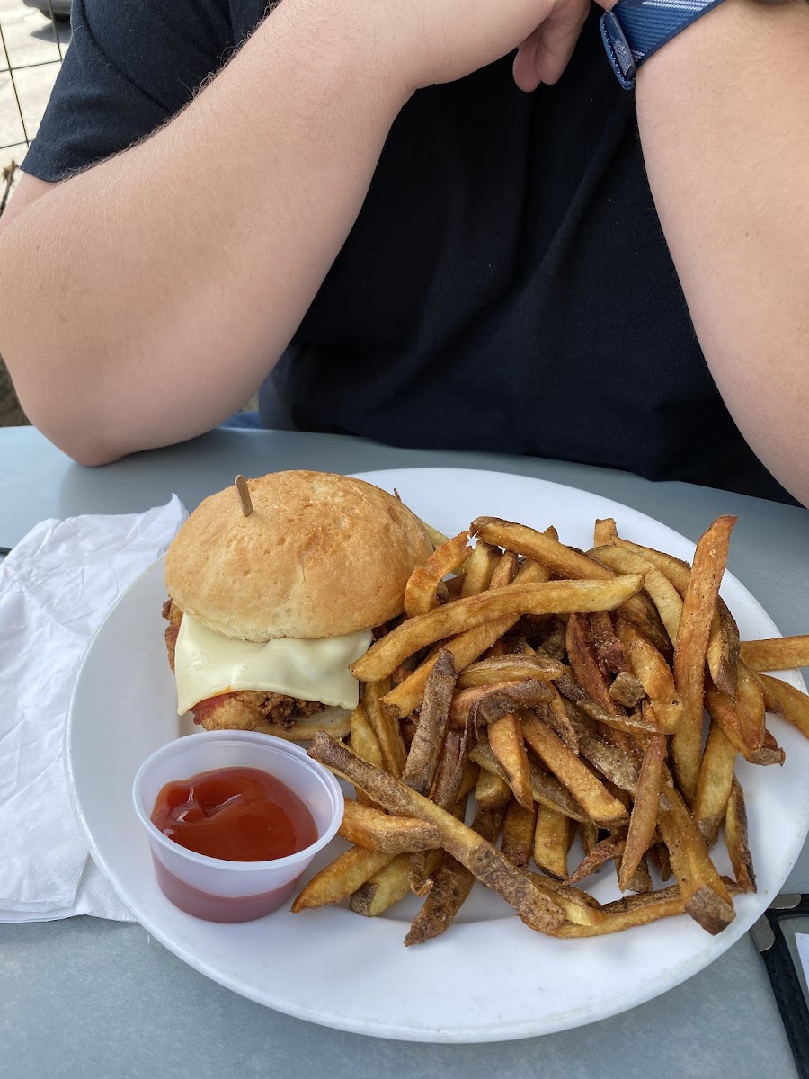 Buffalo chicken sandwich!