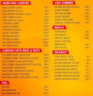 Bihari Bandhu Hotel menu 2