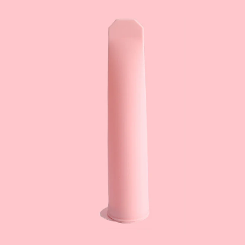 Molde de silicona para paletas heladas caseras DIY con tapa, crea paletas heladas portátiles y fáciles de disfrutar.