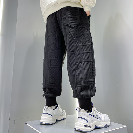 Title 2, Fashionable New Buckle Boy Casual Sports Pants ...