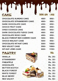 Wow! Cakes menu 4