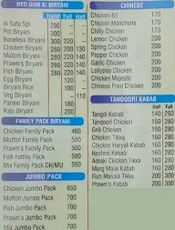 Alsafa Restaurant menu 2