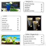 Zan Cafe menu 1