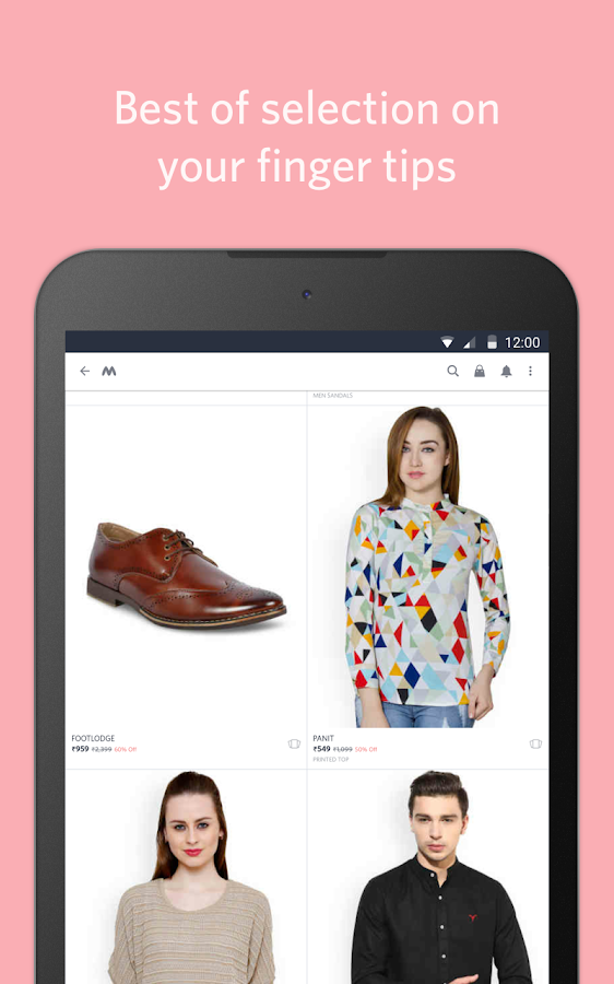 Myntra Online Shopping App Android Apps on Google Play