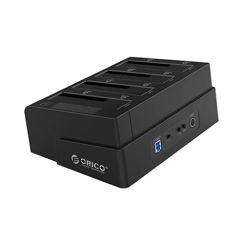 Đế Ổ Cứng/ Docking ổ cứng 2.5''+3.5'' Orico 6648US3-C-V1-BK SSD/HDD Sata 3 USB 3.0