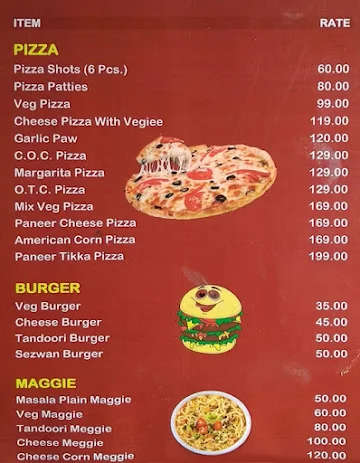 JMD Bakery & Fast Food menu 