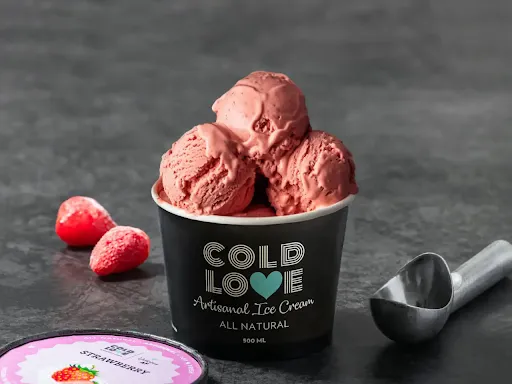 Strawberry Ice Cream [1 Tub, 500 Ml]