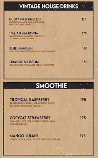 Vintage Cafe And Bistro menu 5