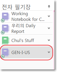 : Working 
Notebook for 
Daily 
Report 
Chul's Stuff 
, GEN-I-US 