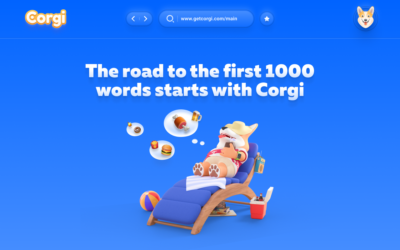 Corgi Extension: learn new words & play games Preview image 5