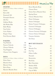 Hotel Madhuvan Serai menu 2