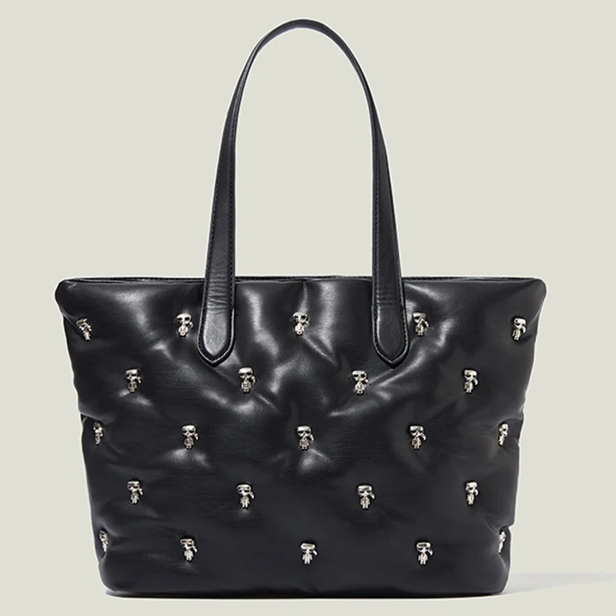 Bolsa feminina de mão com amortecimento a ar, design em pena e couro macio, moda e conforto para o seu dia a dia.