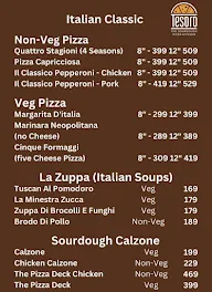 Tesoro - The Sourdough Pizza Kitchen menu 5