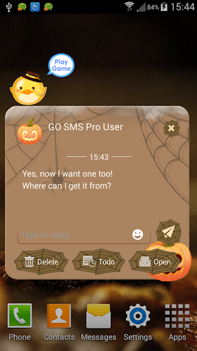 Halloween GO SMS Theme