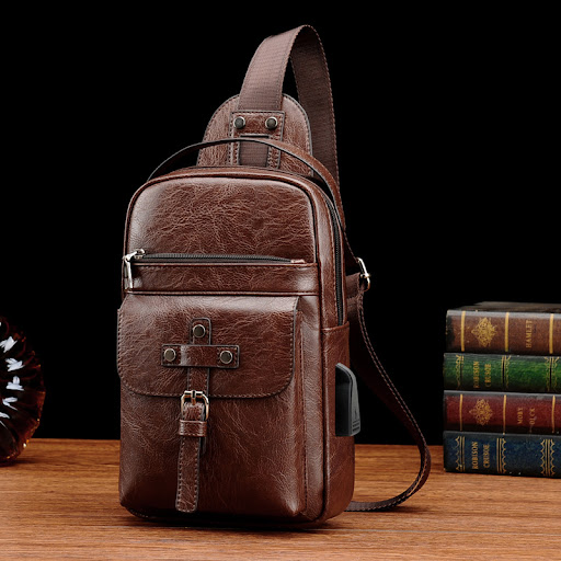 Title 2, Explosive Chest Bag Mens Shoulder Messenger Fa...