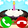 birthday fake call game icon