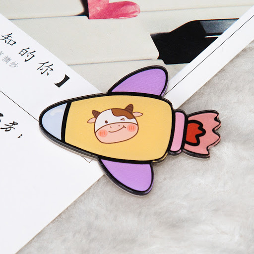 Title 3, Cute Japanese Creative Cartoon Acrylic Brooch f...
