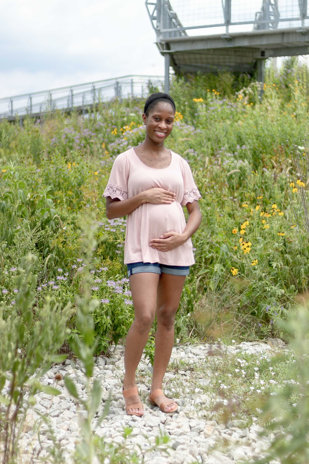 Pink Flutter Sleeve Top and Shorts - Patience & Pearls