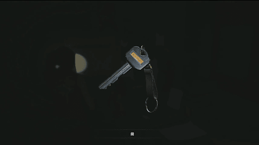 店主の机の横で「倉庫の鍵」を入手する