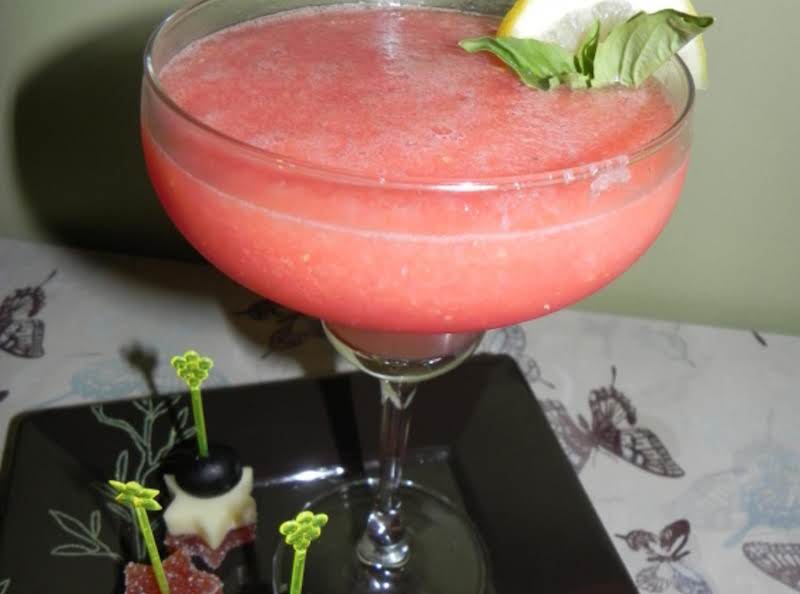 Basil-infused Watermelon Lemonade