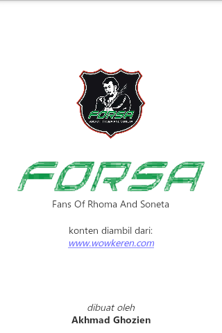 Rhoma Irama FORSA