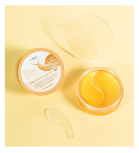 Title 5, Gold Snail Eye Mask 50 Pieces Moisturizing and ...