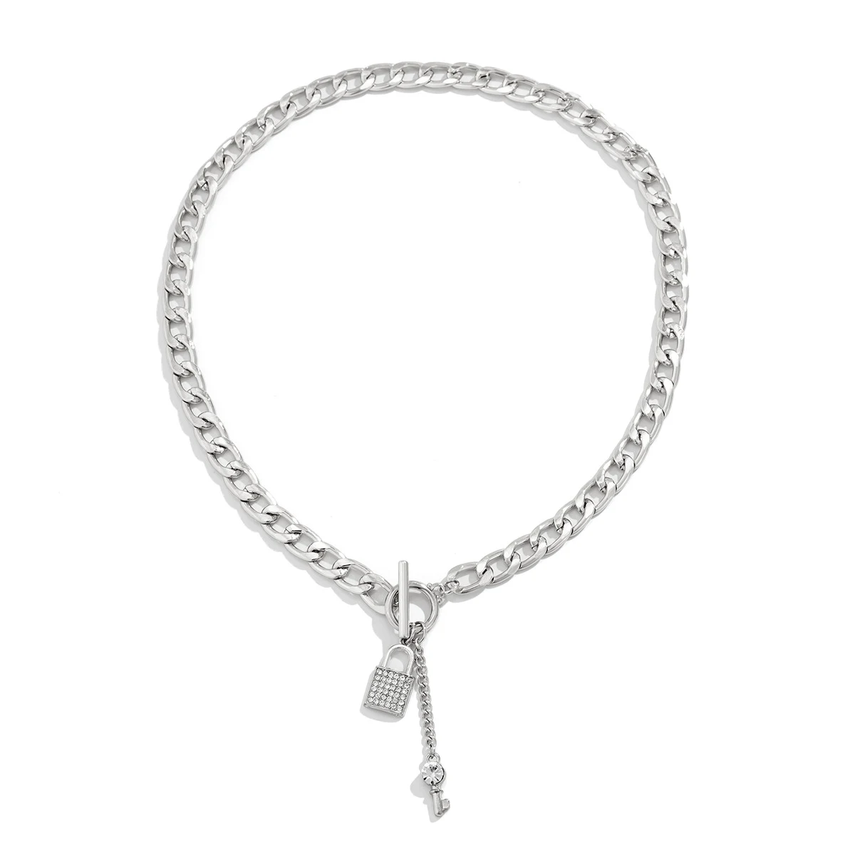 Title 15, Collier pour femmes avec grosse chaîne et pende...