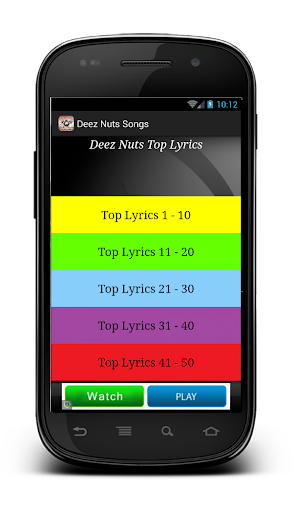 Deez Nuts Songs